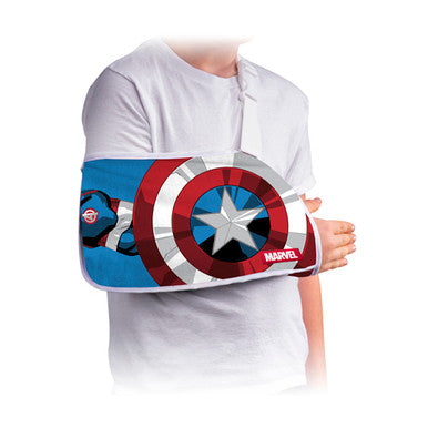 DonJoy DonJoy Youth Arm Sling Captain America Gun Slings