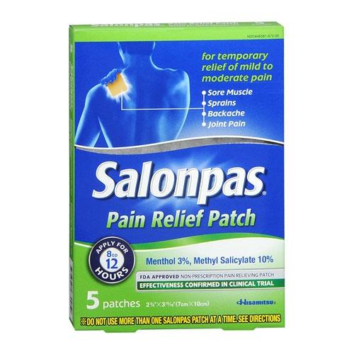 Salonpas Salonpas Pain Relief Patch, Minty Scent Personal Care