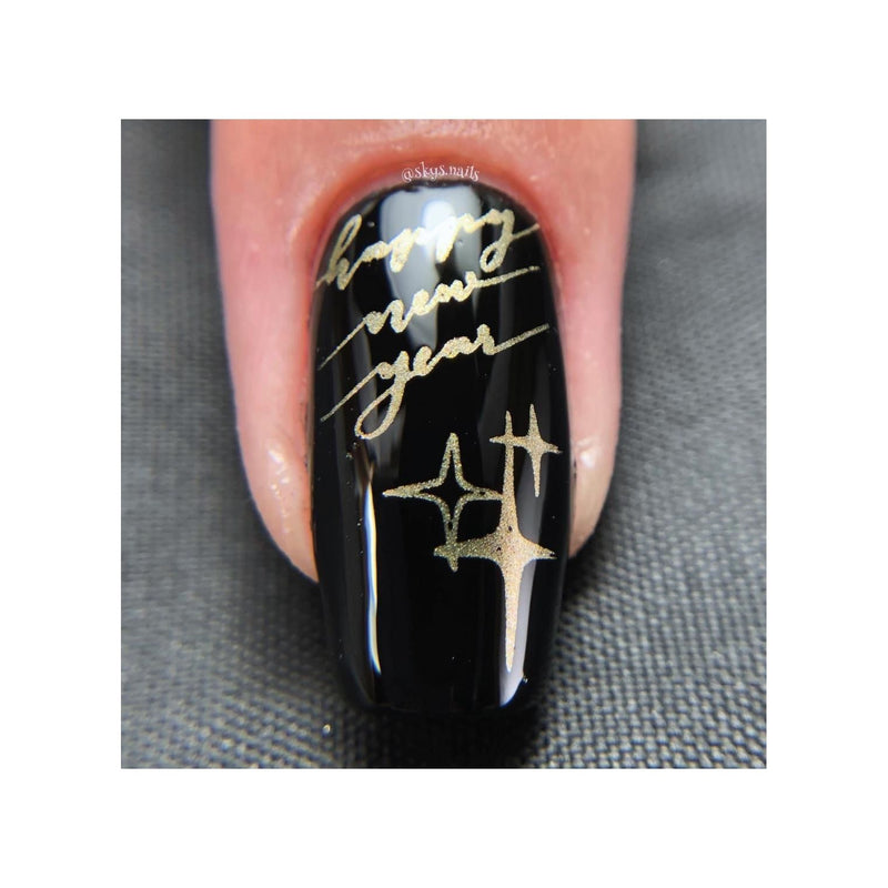 UberChic Beauty New Year New Digits Stamping Plate