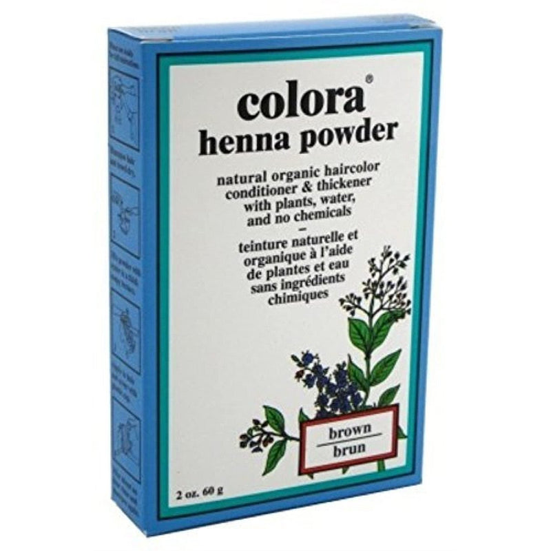 Colora Colora Henna Powder Hair Color Brown, 2 Oz Hair Color