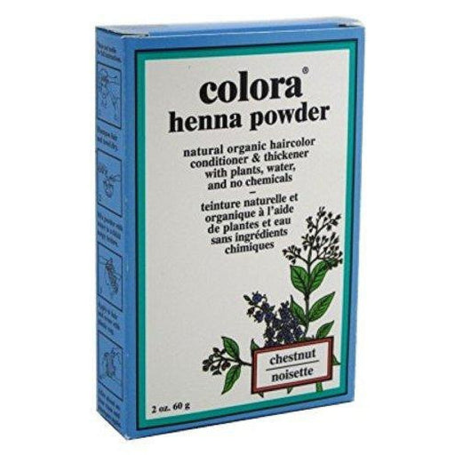 Colora Colora Henna Powder Hair Color Chestnut, 2 Oz Hair Color