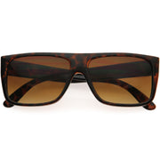 zeroUV Mens Retro Super Flat Top Aviator Square Sunglasses 8685 Sunglasses