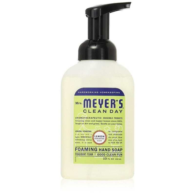Mrs. Meyer's Mrs. Meyer's Clean Day Foaming Hand Soap, Lemon Verbena Scent, 10 Fl Oz Dish Detergent & Soap