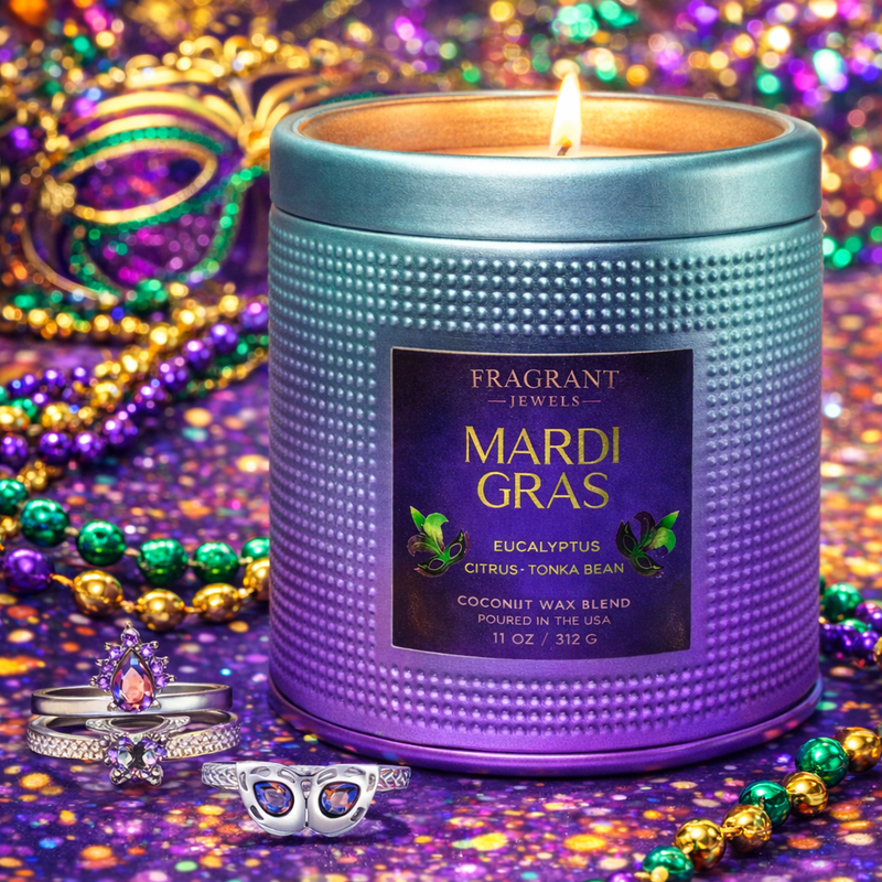 Fragrant Jewels Mardi Gras - Carnival Collection - Jewel Candle Jewel Candle
