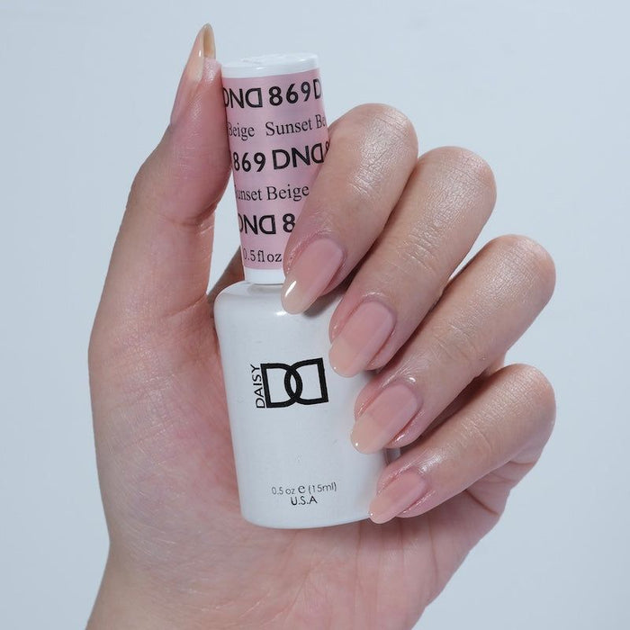 DND - Sunset Beige #869 - DND Gel Duo