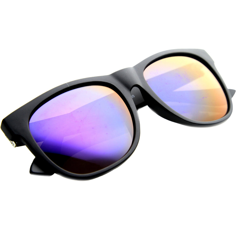 zeroUV Super Retro Hipster Horned Rim Frame Sunglasses 8693 Sunglasses