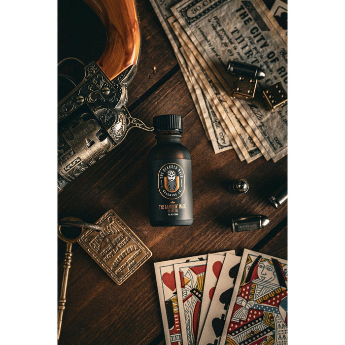 The Bearded Mack Grooming Co The Gamblin' Mack Beard Oil - Oud, Leather + Frankincense