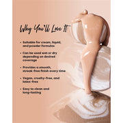 Profusion Cosmetics Blending Squad | 7-pc Beauty Sponge Set Makeup Brushes