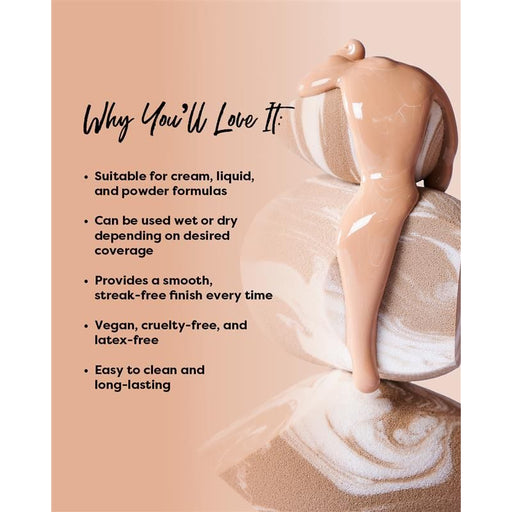 Profusion Cosmetics Blending Squad | 7-pc Beauty Sponge Set Makeup Brushes