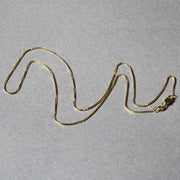 Bids.com 14k Yellow Gold Classic Box Chain 0.7mm Necklaces