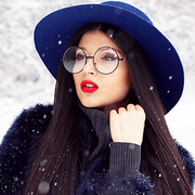 zeroUV 1920's Vintage Era Large Round Metal Clear Lens Glasses 8714 Glasses