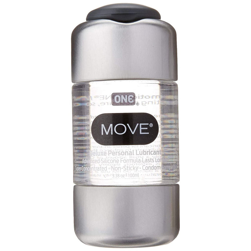 ONE ONE Move Deluxe Personal Silicone Lubricant - 3.38 Oz Personal Lubricants White Smoke