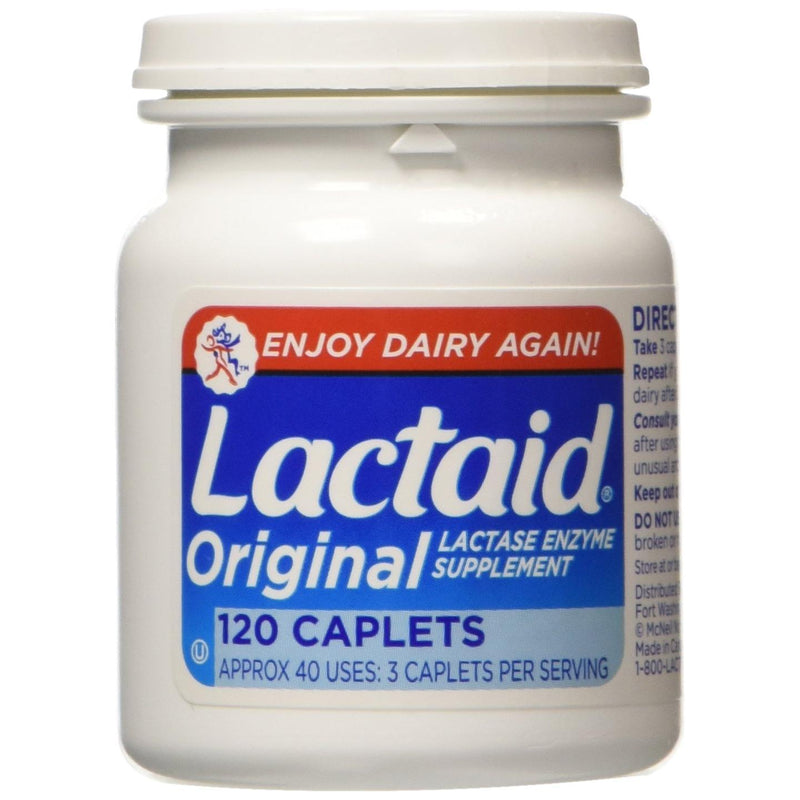 Lactaid Lactaid Original Strength Lactase Enzyme Supplement, Caplets Vitamins & Supplements