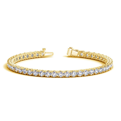 Bids.com Lab Grown Round Diamond Tennis Bracelet in 14k Yellow Gold (8 cctw F/G  VS2/SI1) Bracelets