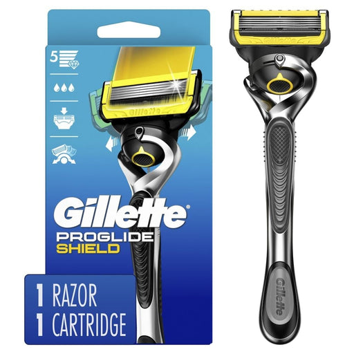 Gillette Gillette Pro Glide Shield Razor For Men, Handle + 1 Blade Refill Shaving & Grooming