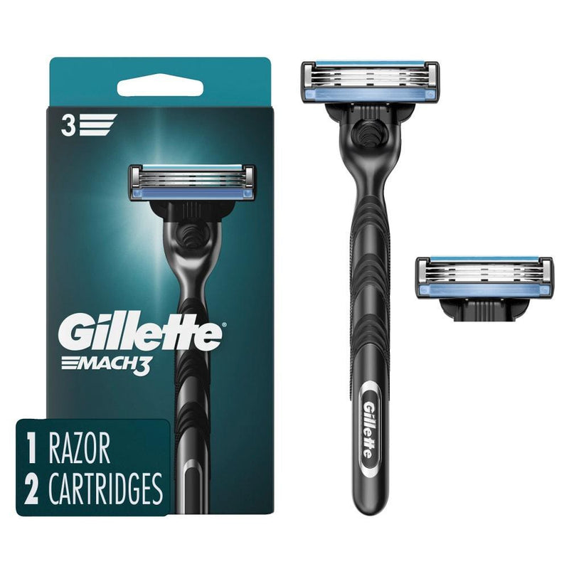 Gillette Gillette Mach3 Men S Razor Handle 2 Blade Refills Razors & Razor Blades