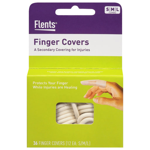 Flents Flents First Aid Finger Cots Finger Cots Yellow Green