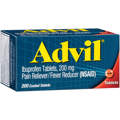 Advil Advil Pain Reliever & Fever Reducer, Relief Medicine With Ibuprofen 200 Mg For Headache, Backache, Menstrual Or Joint Pain, Coated Tablets, Other Health & Beauty