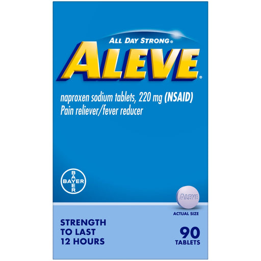 Aleve Aleve All Day Strong Pain Reliever/Fever Reducer, 220 Mg, Tablets Health & Beauty