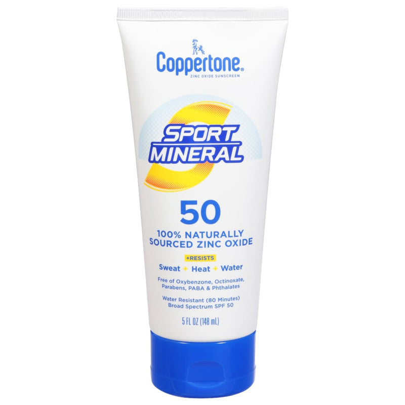 Coppertone Coppertone Sport Mineral Sunscreen Lotion - SPF 50 -5 Fl Oz Sunscreen White Smoke
