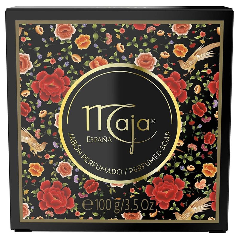 Maja Maja Classic Scented Luxury Soap Bar – 3.5 oz (100g) Individual Bar Bar Soap Black