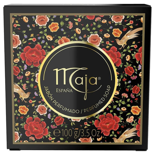 Maja Maja Classic Scented Luxury Soap Bar – 3.5 oz (100g) Individual Bar Bar Soap Black