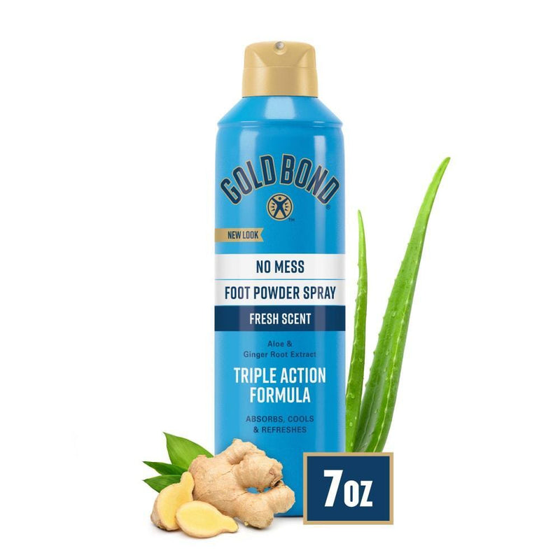 Gold Bond Gold Bond Foot Powder Spray, No Mess, Fresh Scent 7 Oz Foot Care