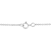 Bids.com .925 Sterling Silver Prong-Set Diamond Accent Starfish 18" Pendant Necklace (I-J Color, I1-I2 Clarity) Necklaces