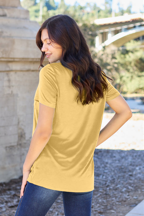 Bamboo V-Neck Short Sleeve T-Shirt