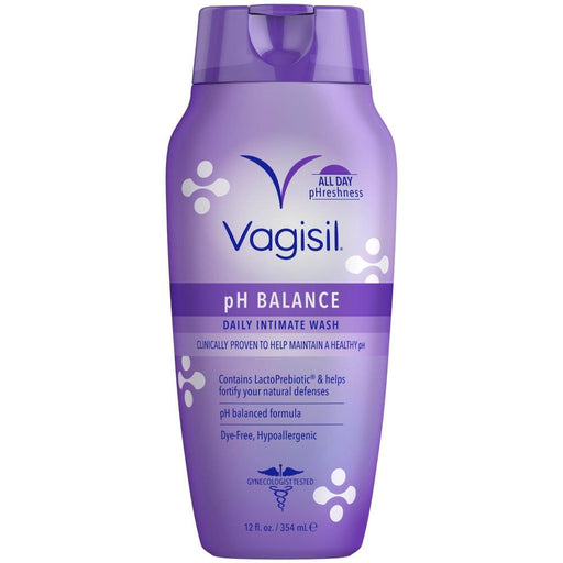 Vagisil Vagisil pH Balance Daily Intimate Wash with LactoPrebiotic, 12 fl oz Personal Care White Smoke