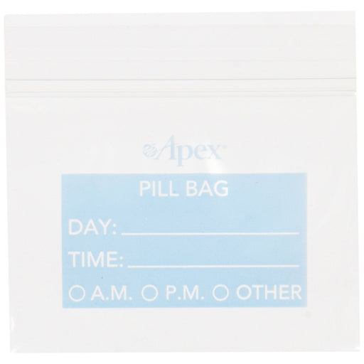 Apex Apex Pill Bags Health & Beauty Light Gray