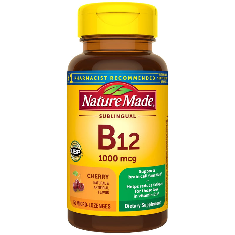 Nature Made Nature Made Sublingual Vitamin B-12 1000 Mcg Lozenges - Cherry Vitamins & Supplements
