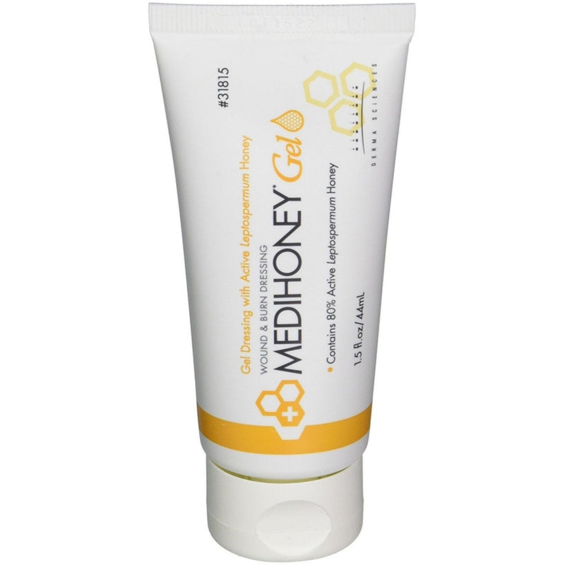 Derma Sciences Derma Sciences Medihoney Wound And Burn Dressing Gel, 1.5-ounce Tube MK Medical Supplies White Smoke
