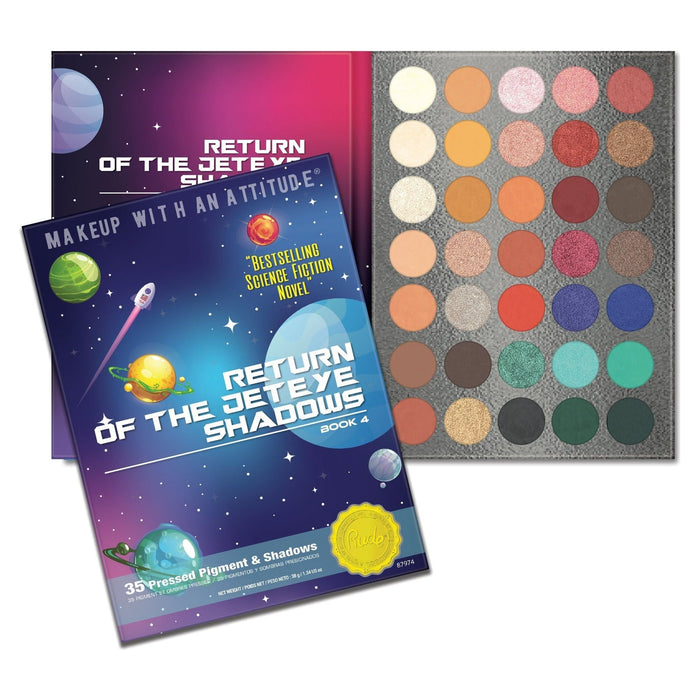 Rude Cosmetics - Rude Cosmetics - Return of the Jet Eyeshadow 35 Eyeshadow Palette - Book 4