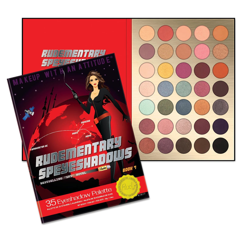 Rude Cosmetics Rudementary Speyeshadows 35 Eyeshadow Palette - Book 7 Eyeshadow Palettes