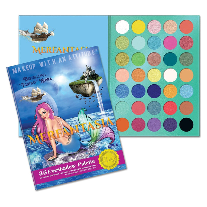 Rude Cosmetics - Rude Cosmetics - Merfantasia 35 Eyeshadow Palette - Book 8