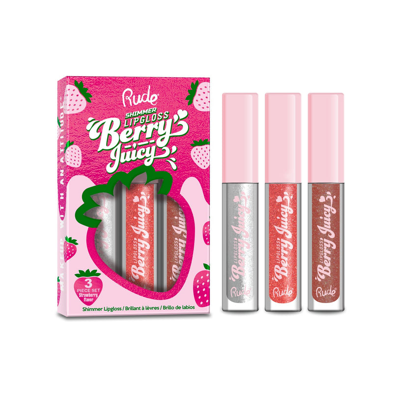 Rude Cosmetics Berry Juicy Lip Gloss Set Lip Gloss