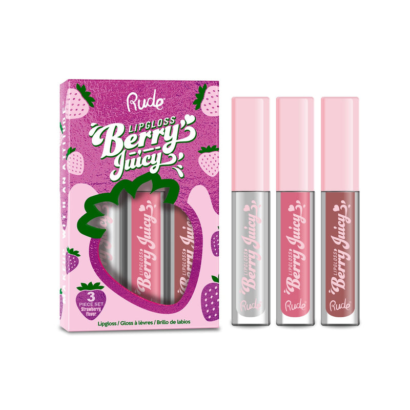 Rude Cosmetics Berry Juicy Lip Gloss Set Lip Gloss