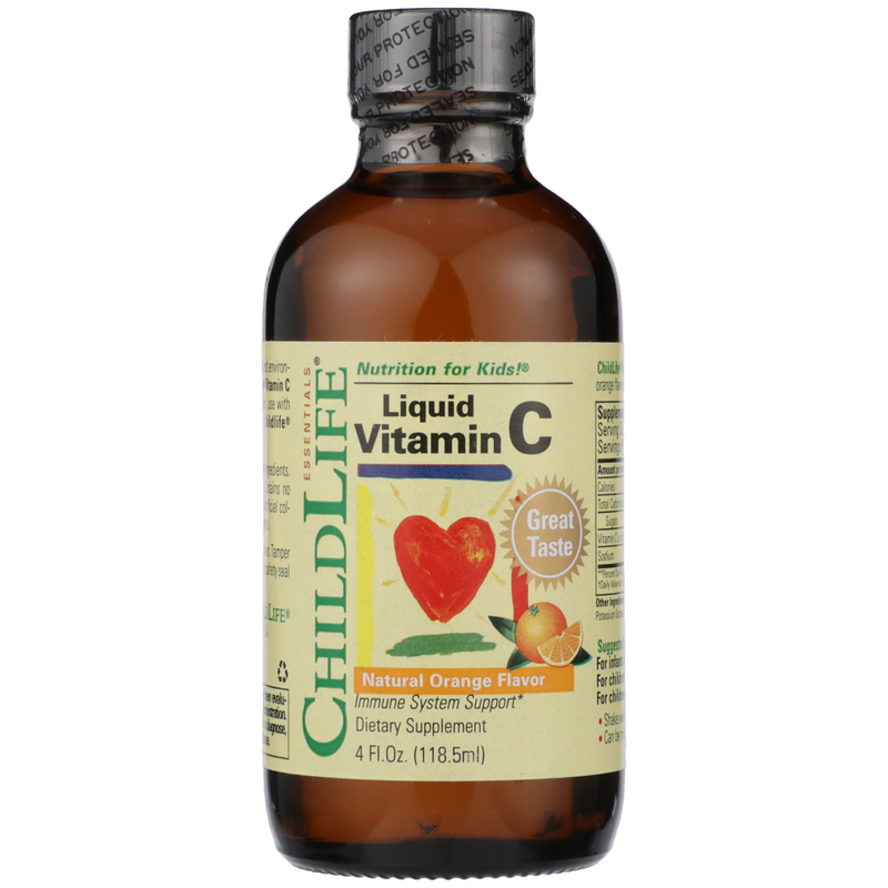 ChildLife ChildLife Essentials, Liquid Vitamin C, Natural Orange Flavor, 4 Fl Oz (118.5 mL) Vitamins & Supplements