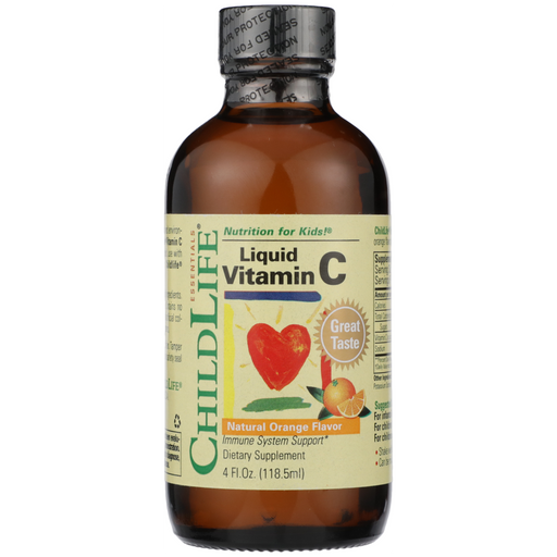 ChildLife ChildLife Essentials, Liquid Vitamin C, Natural Orange Flavor, 4 Fl Oz (118.5 mL) Vitamins & Supplements