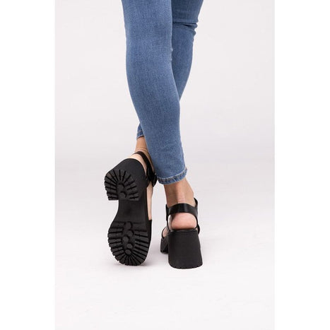 BOOMER-S Platform Heel Sandals