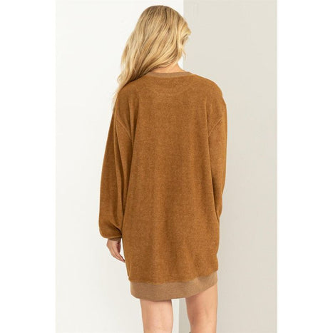 Girlfriend Sweatshirt Mini Dress