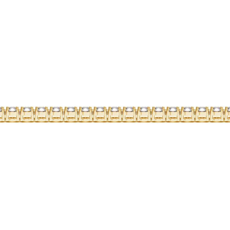 Bids.com Lab Grown Round Diamond Tennis Bracelet in 14k Yellow Gold (7 cctw F/G  VS2/SI1) Bracelets