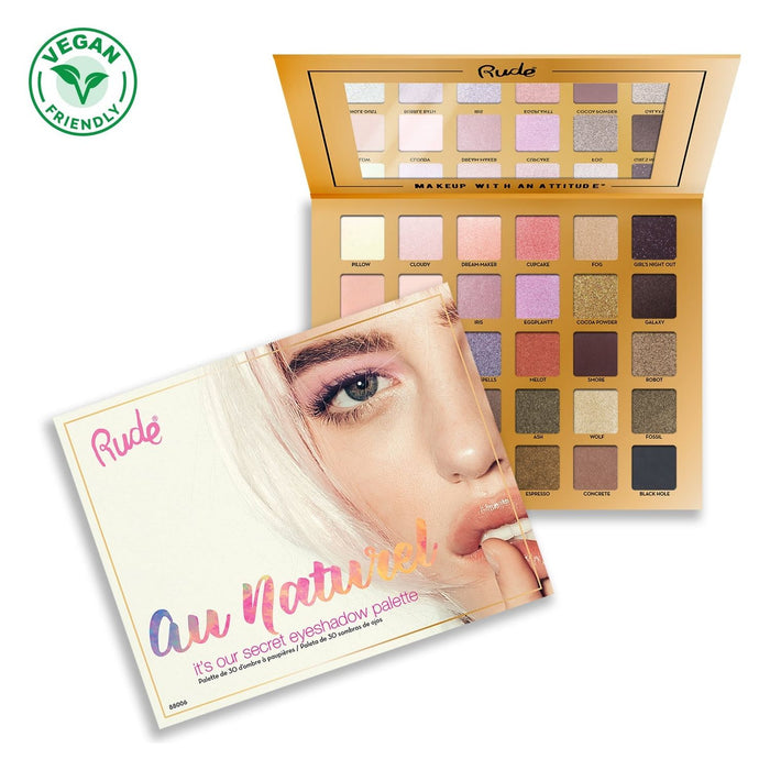 Rude Cosmetics - Rude Cosmetics - Au Naturel 30 Eyeshadow Palette