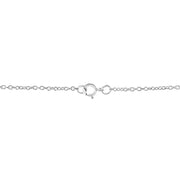 Bids.com .925 Sterling Silver Diamond Accent Virgo Zodiac Key 18" Pendant Necklace (K-L Color, I1-I2 Clarity) Necklaces
