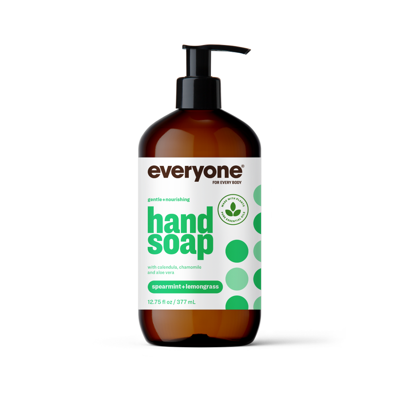 Everyone Everyone Hand Soap, Spearmint + Lemongrass 12.75 Fl Oz Bath & Body