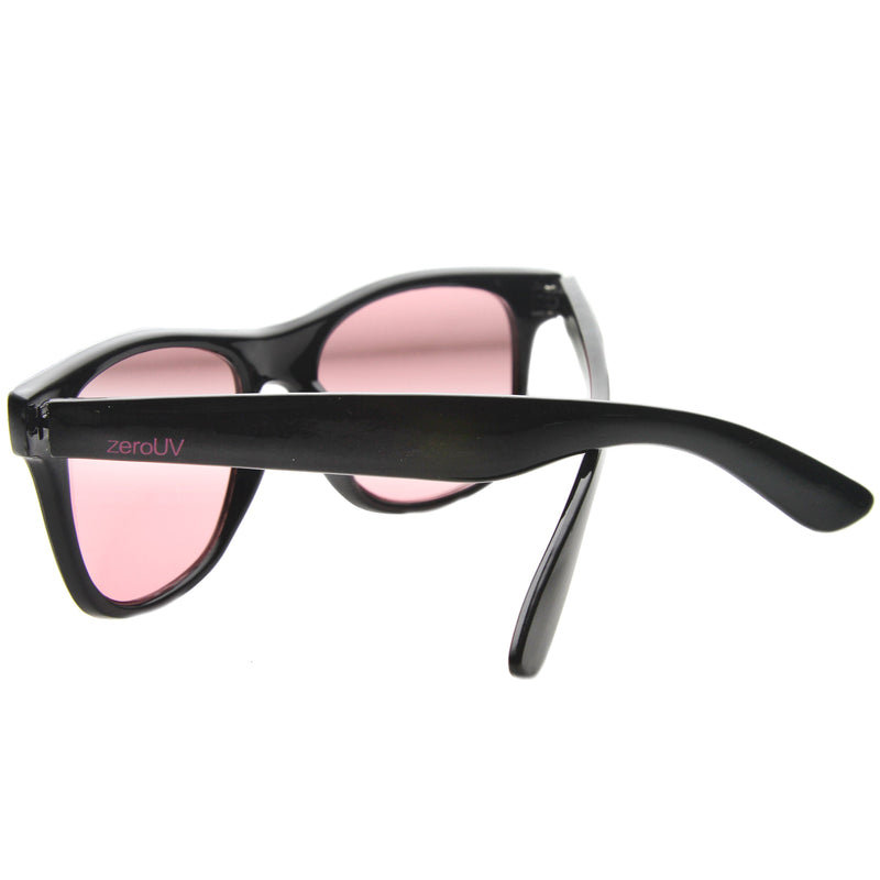 zeroUV Limited Edition Color Tinted Lens Horned Rim Sunglasses 8803 Sunglasses