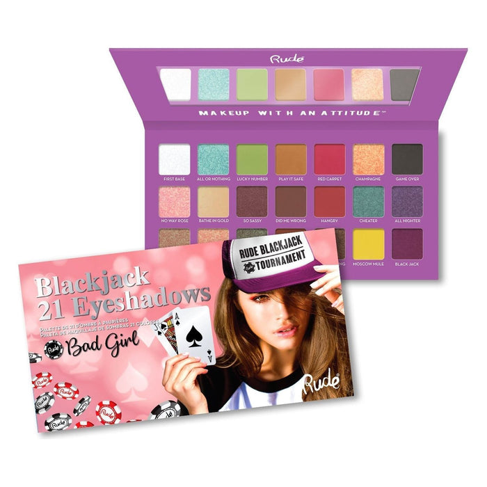 Rude Cosmetics - Rude Cosmetics - Blackjack 21 Bad Girl Eyeshadow Palette