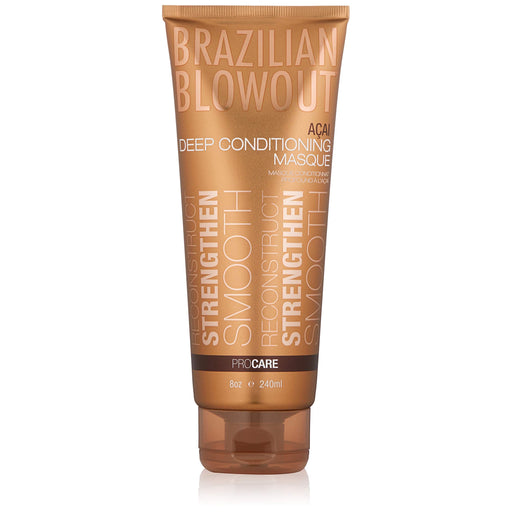 Brazilian Blowout Brazilian Blowout Deep Conditioning Masque 8 Oz / 240 Ml White & Cream Sauces