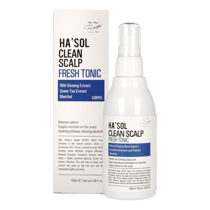 Ha'Sol Clean Scalp Tonic 100Ml For Oily Hair And Scalp Care